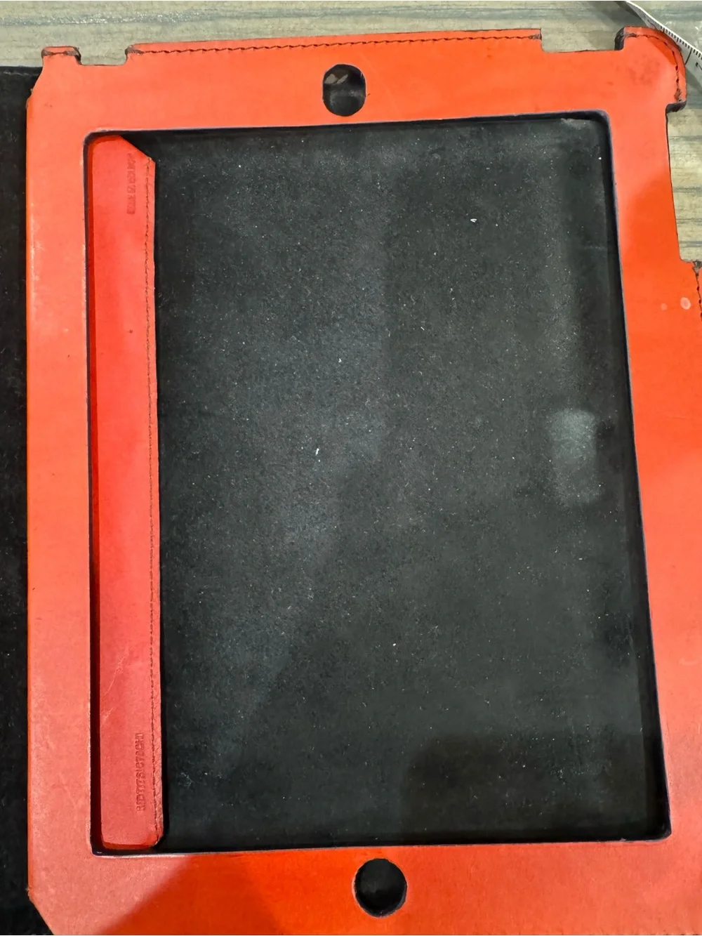 Burberry Red Leather Tablet Cover
